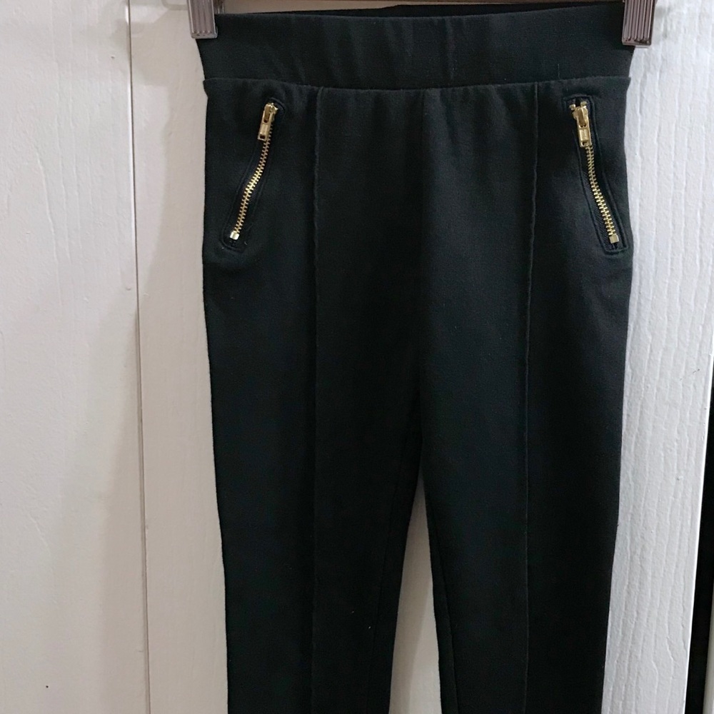 CHEROKEE Girls Slim Fit Leggings w/ Faux Zippers - Picture 2 of 6